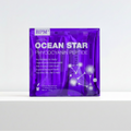 Ocean Star Phycocyanin Peptide purple bottle centered on gray surface